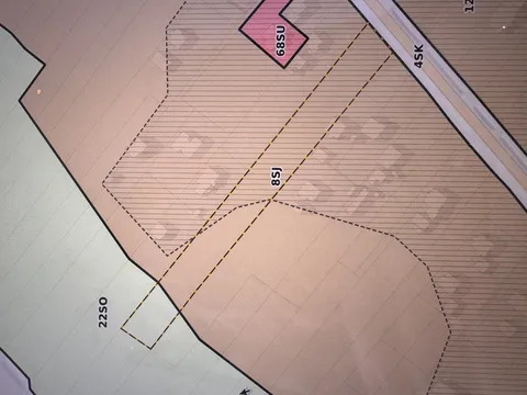 Działka przy Trakcie Papieskim, Rogi, ul. Trakt Papieski — Mapa / dokumentacja działki