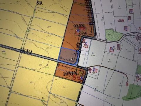 Działka z projektem domu, Tarnowiec — Mapa / dokumentacja działki