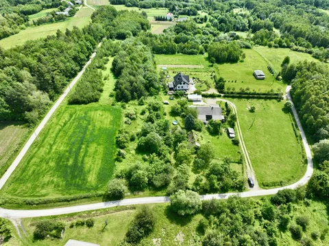 Działka z panoramą Pogórza, Ujazd — Zdjęcie nieruchomości