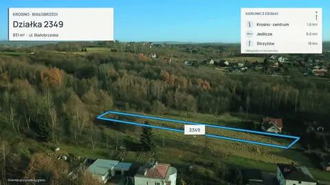 Działka: Krosno, Białobrzegi, ul. Białobrzeska. Zielony odpoczynek w Białobrzegach
