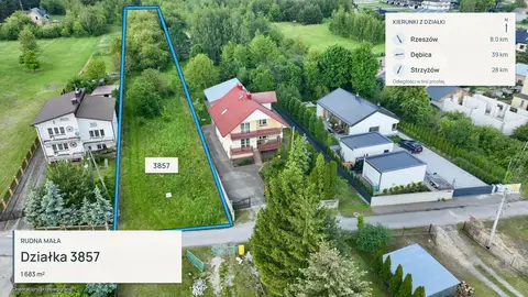 Działka: Rudna Mała. Działka z dojazdem do Rzeszowa