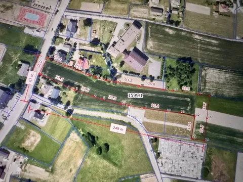 Grunt rolno-budowlany w Kopytowej, Kopytowa — Mapa / dokumentacja działki