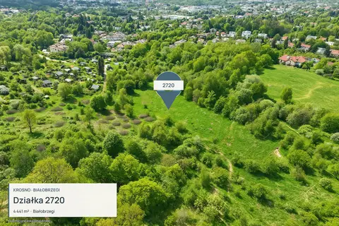 Działka 4441 m² w Krośnie-Białobrzegach, Krosno, Białobrzegi — zdjęcie 2 z 4