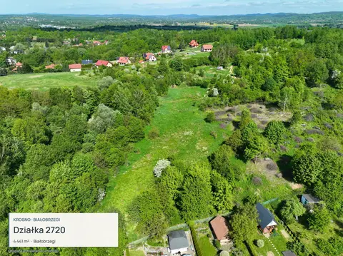 Działka 4441 m² w Krośnie-Białobrzegach, Krosno, Białobrzegi — zdjęcie 3 z 4