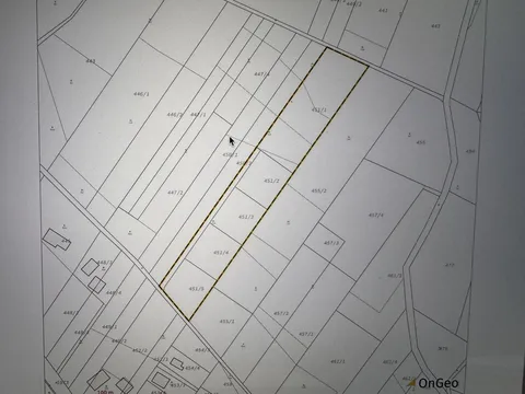 Działki z warunkami zabudowy, Łęki Strzyżowskie — Mapa / dokumentacja działki