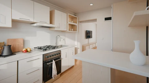 Sanok, Posada, ul. Wolna — Concept visualisations — Concept visualisation — Kitchen — cooking area, photo 4 of 18